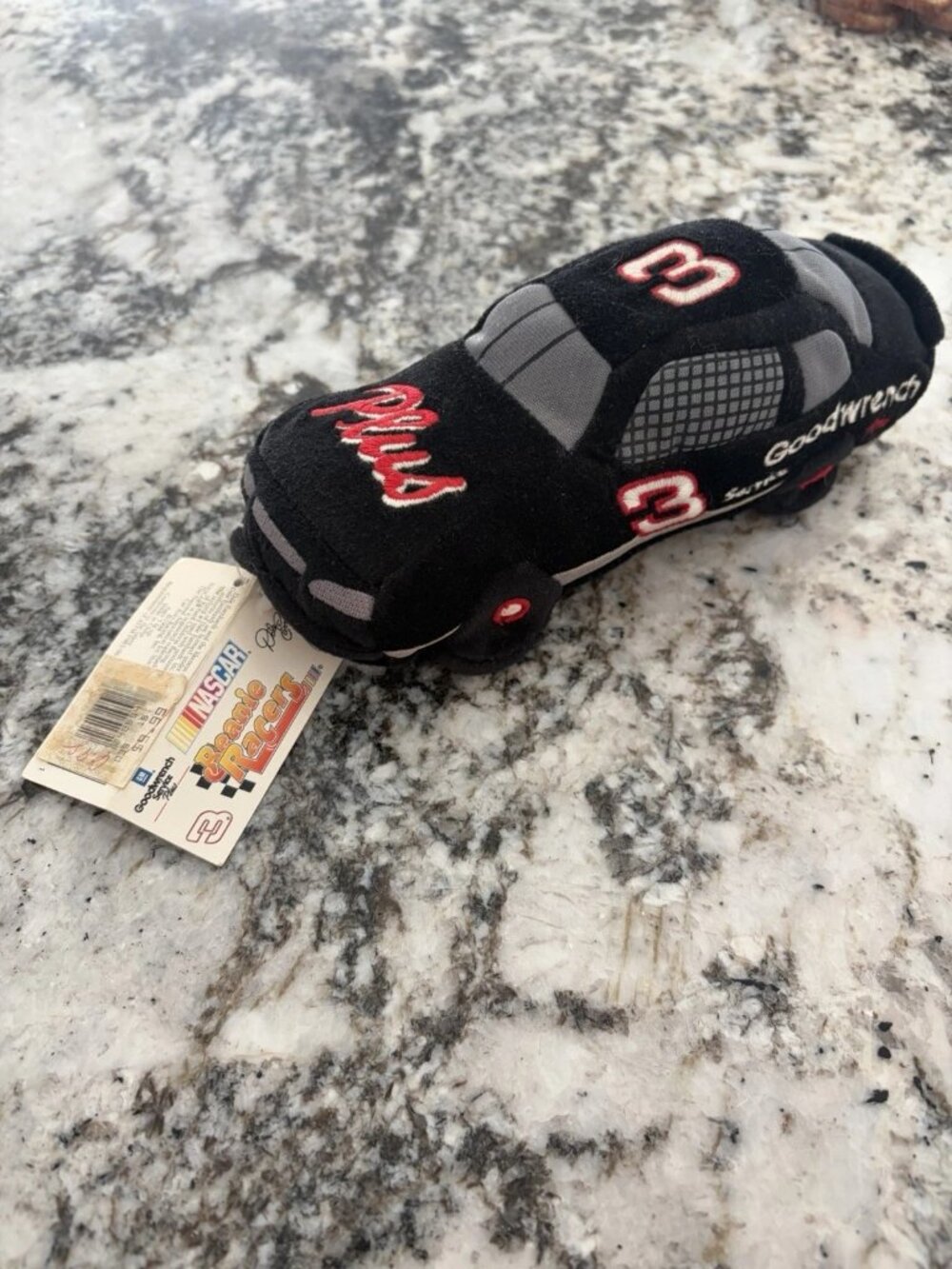 NASCAR Beanie Racer Beanbag Plush Goodwrench #3 Dale Earnhardt Sr